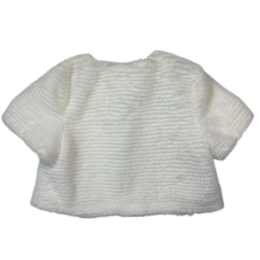 Gymboree Fun & Fancy Faux Fur Cropped Jacket  | Size 5T